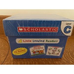Scholastic Little Leveled Readers Level C box contains 75 books 5 copies of 15
